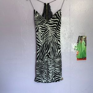 Zebra print dress